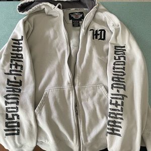 Harley Davidson zip up hoodie